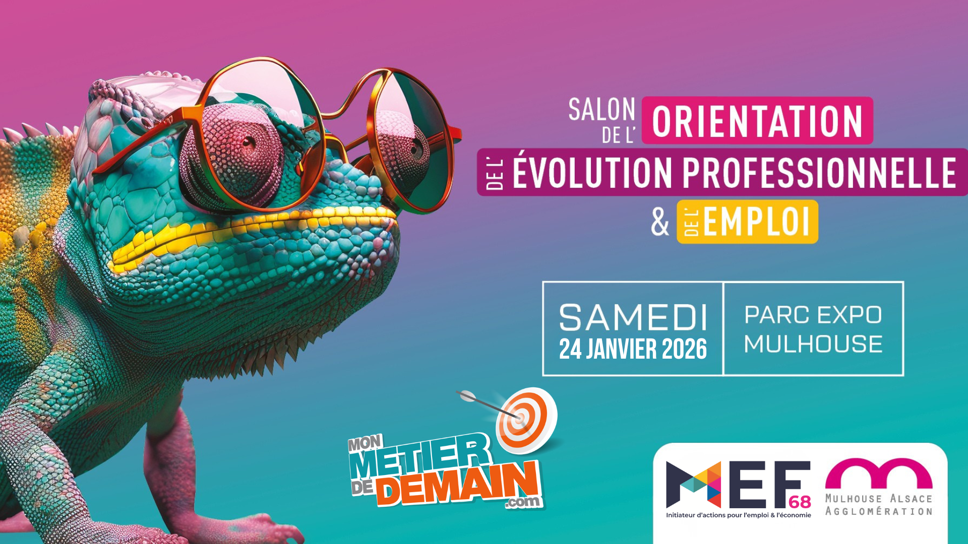 Salon de l’orientation, de l’évolution professionnelle et de l’emploi 2026 au Parc des Expositions de Mulhouse